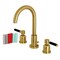 Fauceture FSC8923DKL Kaiser Widespread Bathroom Faucet, Brushed Brass FSC8923DKL - alternate 1